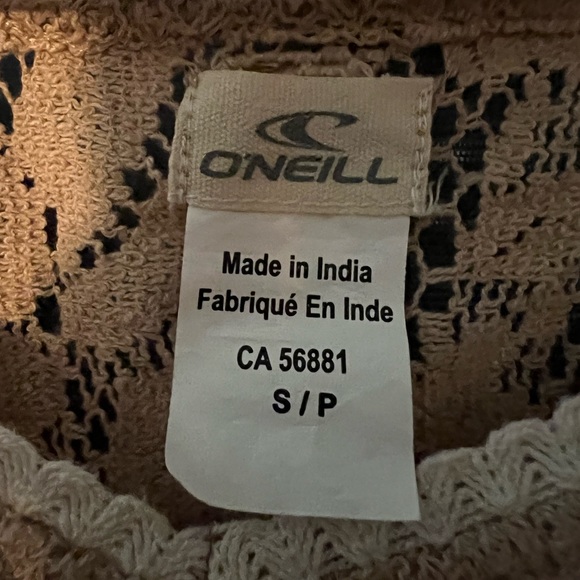 O'Neill Rayla Fringe Trim Crochet Poncho - Picture 6 of 6